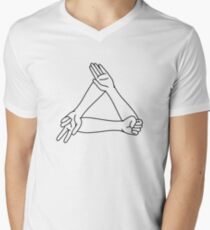 Rock Paper Scissors Men's V-Neck T-Shirt
