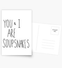 Soup snakes Postcards
