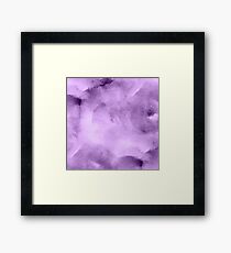 Watercolor Vibrant Purples Framed Print