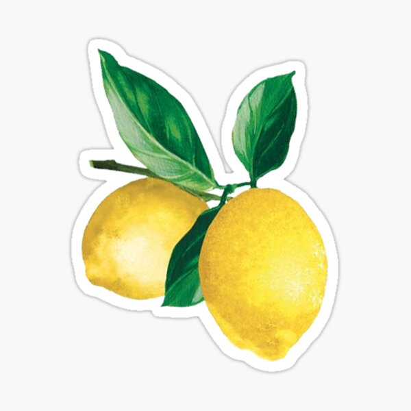 Lemon Stickers Redbubble