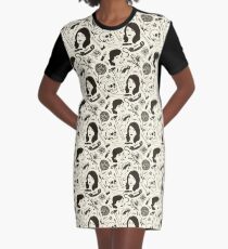 MFM- Murderino Pattern Graphic T-Shirt Dress