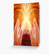 Universal Healing Energy Greeting Card