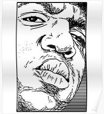 Biggie Sketch Art Poster