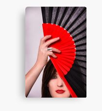 Red & Black Canvas Print