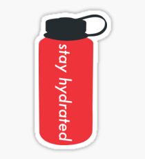 STAY HYDRATED Sticker