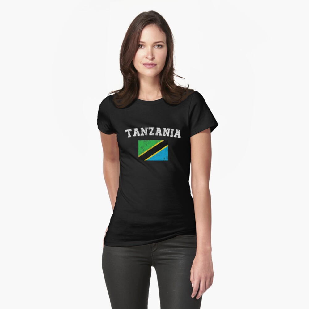 "Tanzanian Flag Shirt - Vintage Tanzania T-Shirt" T-shirt by ozziwar