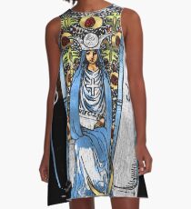 Vestido acampanado Tarot Gold Edition - Major Arcana - La Alta Sacerdotisa