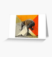 Balance of the Pyramids Greeting Card