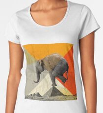 Gleichgewicht der Pyramiden Premium Rundhals-Shirt