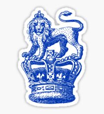 Lion & Crown Sticker