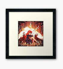 Heart of Fall Framed Print