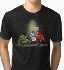 And That's How I Saved The World Jesus Shirt Tri-blend T-Shirt