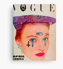 Vogue - April 1951 Metal Print