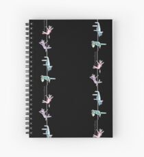 Pole Dancing Ponies (Version One) Spiral Notebook