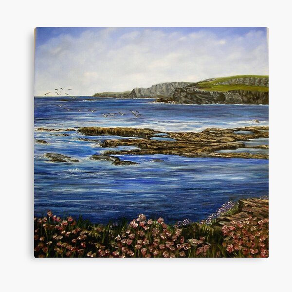 "Kilkee Cliffs - County Clare" Canvas Print