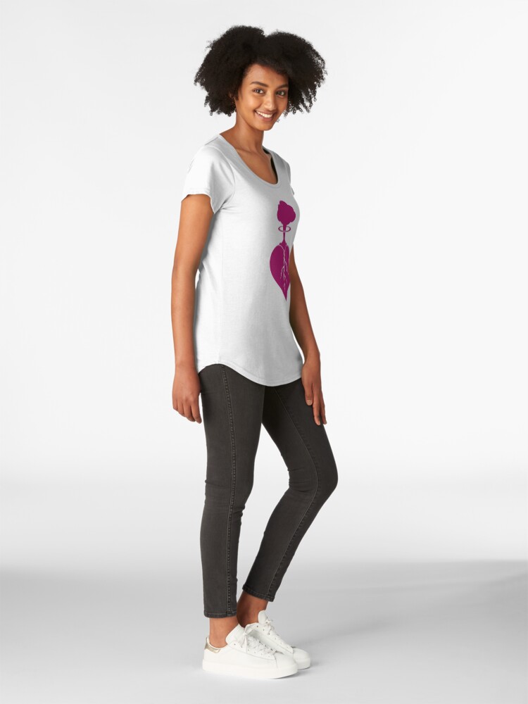 Alternate view of Mutually Assured Seduction Premium Scoop T-Shirt