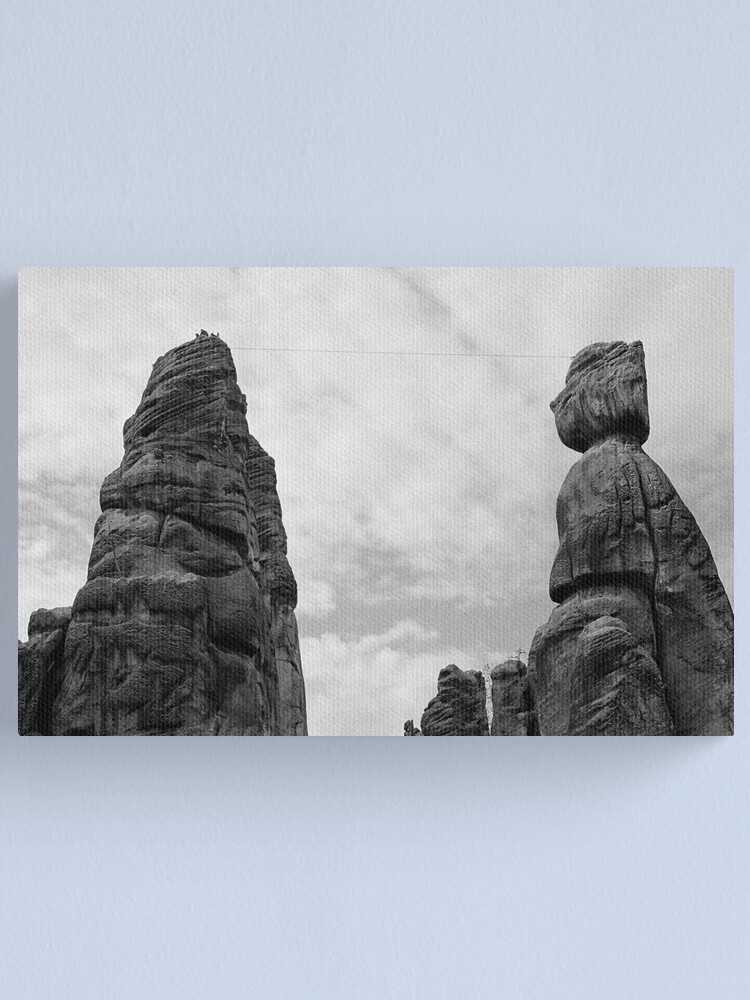 Alternate view of Climbing the rocks Canvas Print