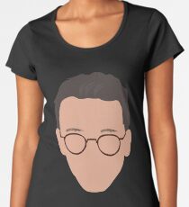 Camiseta premium de cuello ancho Lógica
