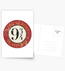Platform 9 3/4 Distressed Postcards