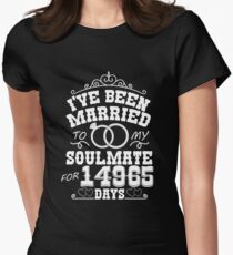 41st Wedding Anniversary Tshirts. Couples Gifts Women's Fitted T-Shirt