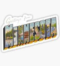 Greetings from Minnesota 1 Sticker