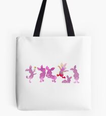 Pig Inspired Silhouette Tote Bag