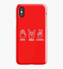 Paper Rock Scissors iPhone Case