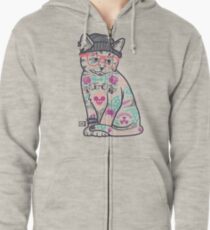 Cats Put the "Me" in MEOW Zipped Hoodie