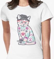 Cats Put the "Me" in MEOW Fitted T-Shirt