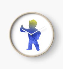 Character Inspired Silhouette Clock