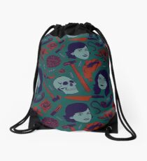 MFM-Color Murderino Pattern Drawstring Bag