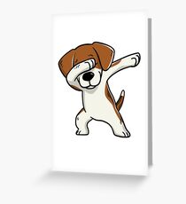 Tarjeta de felicitación Dabbing Beagle Funny