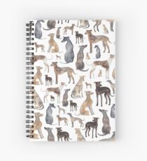 Greyhounds, Wippets and Lurcher Dogs! Spiral Notebook
