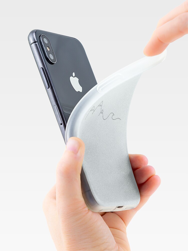 Alternate view of Mountain Wave iPhone Case & Cover
