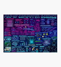 Map of Computer Science Photographic Print