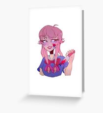 Yandere Yuno Greeting Card
