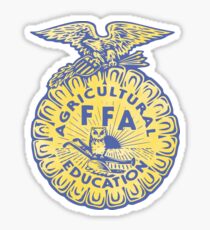 FFA Logo Blue/Gold Watercolor Sticker