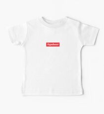 Hypebeast Supreme HD Sneakerhead Yeezy Colorway Box Logo Sticker Baby T-Shirt