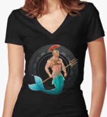 Camiseta entallada de cuello en V Gladiator Merman