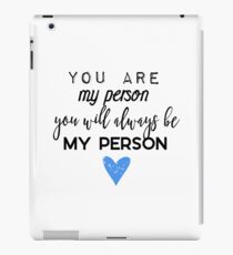 Vinilo o funda para iPad Tu eres mi persona. Siempre serás mi persona.