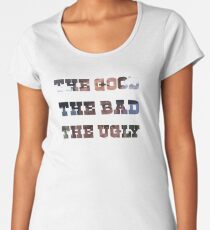 The Good, The Bad and The Ugly Premium Scoop T-Shirt