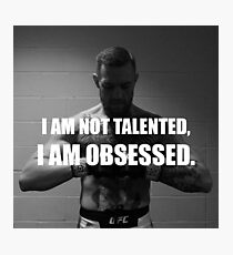 Obsessed Conor McGregor Photographic Print