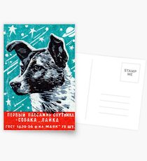 1957 Laika the Space Dog Postcards