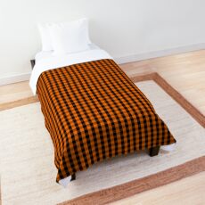Black And Orange Comforters Redbubble