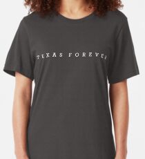 Texas Forever White Slim Fit T-Shirt