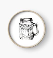 Einmachglas Uhr