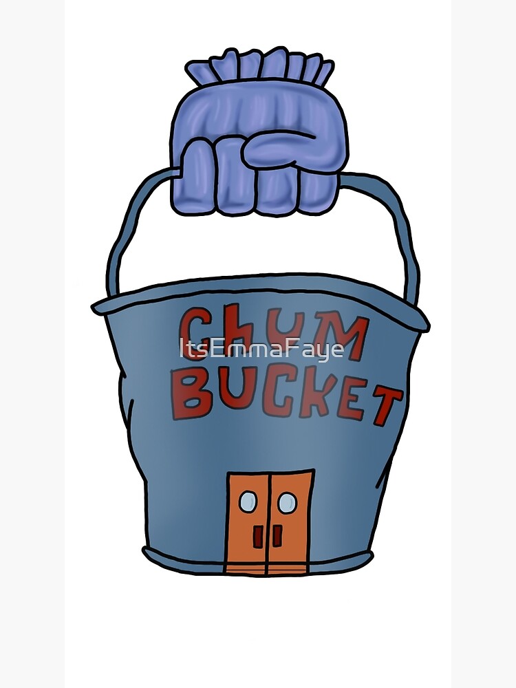 "Chum Bucket" Art Print by FoliumDesigns Redbubble