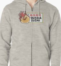 Russia Sushi Zipped Hoodie