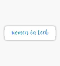 Women in Tech Sticker