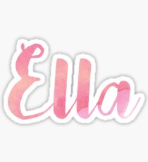 Ella Name Stickers | Redbubble